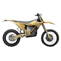 Glossy Glitter Stark Varg MX 2023-2025 Graphics Kit Wrap - Solid Marigold - Varg MX Skin - Premium 3M Vinyl Protective Wrap Decal Cover - Easy to Apply | Crafted in The USA by MightySkins