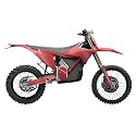 Glossy Glitter Stark Varg MX 2023-2025 Graphics Kit Wrap - Solid Red - Varg MX Skin - Premium 3M Vinyl Protective Wrap Decal Cover - Easy to Apply | Crafted in The USA by MightySkins