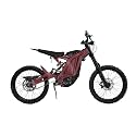 Glossy Glitter Surron Light Bee Graphics Kit Wrap - Solid Burgundy - Sur-Ron Skin - Premium 3M Vinyl Protective Wrap Decal Cover - Easy to Apply | Crafted in The USA by MightySkins