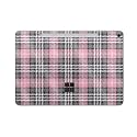 Glossy Glitter Tablet Skin Compatible with Microsoft Surface Pro 12" (2025) - Pink Plaid - Premium 3M Vinyl Protective Wrap Decal Cover - Easy to Apply | Crafted in The USA by MightySkins