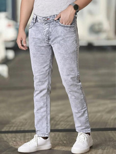 Glossy TP Slim Men Grey Jeans