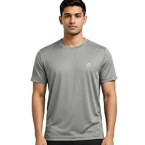 Gloster Mens Striped Sports T-Shirt Polyester