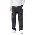GLOSY Jeans for Men Relaxed Fit