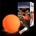 Glow in the Dark Lacrosse Ball - Night Practice & Training Equipment for All Ages | 2 Pack Official Size & Weight | Indoor/Outdoor Lacrosse Ball with Led Lights | Ideal Sports Gifts for Boys/Girls