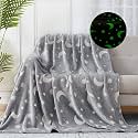 Glow in The Dark Star Moon Blanket