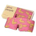 Glow People Silk Sleep Mask – 100% Mulberry Silk Eye Mask for Sleeping, Total Blackout, Cloud-Soft and Adjustable for Beauty Sleep and Travel - Macaw