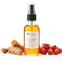 Glow Turmeric Face Oil, Organic Rosehip Oil, Camellia & Vitamin C - 2 oz