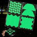 Glow Vinyl Stickers for Disc Golf,UV Charged Decals