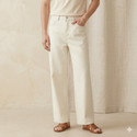 GlowCart Wide Leg Men Beige Jeans