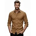 Glowic Men39s Plain Casual Shirt Cotton