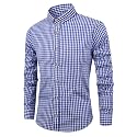 Glowic Mens Checkered Casual Shirt Full