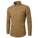 Glowic Mens Checkered Casual Shirt Full