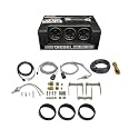GlowShift Black 7 Color 3-Gauge Diesel Truck Set, 2-1/16" 52mm