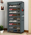 GlowSilk Best Quality Multi-Storage Rack Shelf Metal Collapsible Shoe Stand