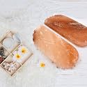 Glowyn Himalayan Salt Foot Spa Stones, Set of 2 – Natural Pink Salt Foot Rest Blocks for Warm At-Home Spa & Relaxation – 10 x 4 x 1 Inch