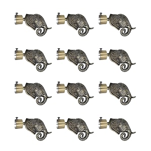gloxy enterprise aluminium antique finish curtain brackets parda holdercurtain holders and 1 inch rod support fittings pair of 6
