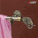 GLOXY ENTERPRISE Aluminium Antique Finish Curtain Brackets Parda Holder/Curtain Holders and 1 Inch Rod Support Fittings (Pair of 2)