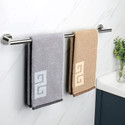 GLOXY Heavy Round /Towel Stand/Towel Hanger for Bathrooms/ Kitchen Silver Towel Holder (Stainless Steel)
