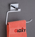 GLOXY Premium Wall Mount Napkin Holder/Towel Hanger For Kitchen, Basin Area & Washroom Silver Towel Holder (Stainless Steel)