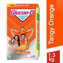 GLUCON-D Tangy Orange with 3 Benefits of Energy, Recovery, and Immunity, Refill Sports Drink