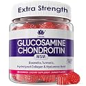 Glucosamine Chondroitin Gummies with MSM for Men & Women, No Sugar, 60 Cts