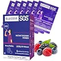 Glucose SOS Glucose Berry Medley Glucose Powder, Natural Dextrose Packets, Fast-Absorption, Instantly Dissolves, No Water Needed, 6 Sachets per Box