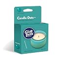 Glue Dots, Candle Dots, Double-Sided, Permanent, 1/2", 300 Dots, Heat-Resistant Adhesive, DIY Candle-Making, Secure Candle-Wick, Liquid Hot Glue Alternative, Clear