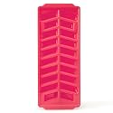 Gluman Plastic Reusable Ice Stick Trays for Freezer with Easy Release Narrow Ice Stick Cubes for Small Mouth Sport Bottles Whiskey Cocktail (Set of 4) (26.8 X 10.8 X 2.0 Cm) (Pink)