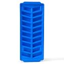 Gluman Plastic Reusable Ice Stick Trays for Freezer with Easy Release Narrow Ice Stick Cubes for Small Mouth Sport Bottles Whiskey Cocktail (Set of 4) (26.8 X 10.8 X 2.0 Cm) (Blue)