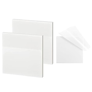 glun100 sheets pack transparent amp waterproof marker written full self-adhesive sticky notes pad transparent