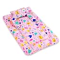 GLUN 4 Piece Newborn Baby Cotton Bedding