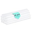 GLUN® Glue Sticks, 11mm Transparent Glue Gun Sticks, 20 Piece for DIY Craft Work, Gift Decoration Electronics Repairing & Home Use