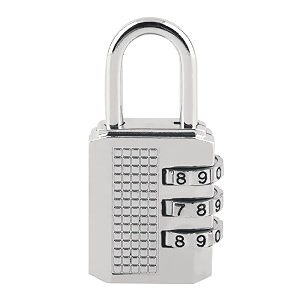 glun stainless steel lock number steel b 3 code ch 17e silver keypad
