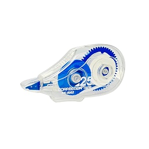 glun multipurpose 25 meter length white strip error correction tape with front cap for office school project assignment pack of 1