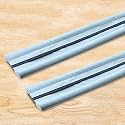 GLUN® Multipurpose Door Gap Filler 39 inch Bottom Sealing Strip for Insects, Dust/Water Proof Noise Cancellation and Cooling Leakage Protection (Large, 2)