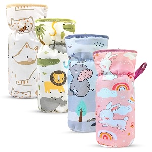 GLUN Printed Baby Feeding Bottle Pouch with