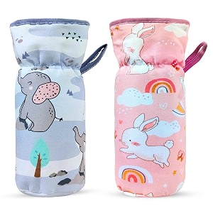 GLUN Printed Baby Feeding Bottle Pouch with