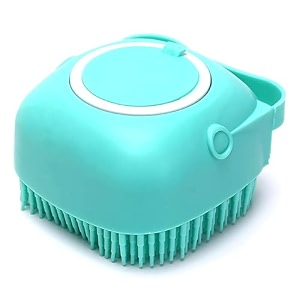 glun  silicone brush with shower gel dispenser mud amp dirt_removal with soft silicone bristle with non-toxic bath brushes