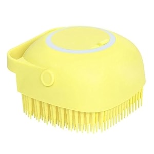 glun  silicone brush with shower gel dispenser mud amp dirt_removal with soft silicone bristle with non-toxic bath brushes pack of 1