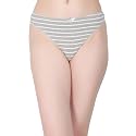 Glus Women Cotton Ultra Soft No Show Back Invisible Back Thong Panty for Women Must to Wear Under Tight Fitting Skirts,Jaggings,Yoga Pants & Office Going Trousers