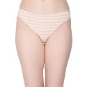 Glus Women Cotton Ultra Soft No Show Back Invisible Back Thong Panty for Women Must to Wear Under Tight Fitting Skirts,Jaggings,Yoga Pants &amp; Office Going Trousers