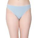 Glus Women Cotton Ultra Soft No Show Back Invisible Back Thong Panty for Women Must to Wear Under Tight Fitting Skirts,Jaggings,Yoga Pants &amp; Office Going Trousers