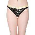 Glus Women Cotton Ultra Soft No Show Back Invisible Back Thong Panty for Women Must to Wear Under Tight Fitting Skirts,Jaggings,Yoga Pants &amp; Office Going Trousers