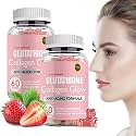 Collagen Peptides Gummies, Glutathione Collagen Glow Gummies, Korean Collagen Gummies to Rejuvenate Your Skin, Support Hair,Nail Health (2PCS)