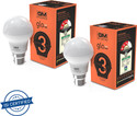 GM 3 W Basic Round B22 LED Bulb