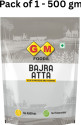 GM FOODS Bajra Atta 500g Pearl