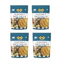 GM Foods Vegetable Oats Chilla Flour 200 Grams (Pack of 5) | Nutritious &amp; High Protein Instant Breakfast | Multigrain Cheela Powder | Ready in 3 Easy Steps | Fibre Rich Meal for Kids &amp; Adults