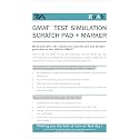 GMAT Test Simulation - Laminated Scratch Pad with Dry-Erase Markers