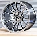Gmax 15 inch 8.25J Diamond Cut Concave Alloy Wheel with PCD-4X100/108 for Swift,i20,Tiago,Tigor,Punch,Ignis,Baleno etc (Set of 4)