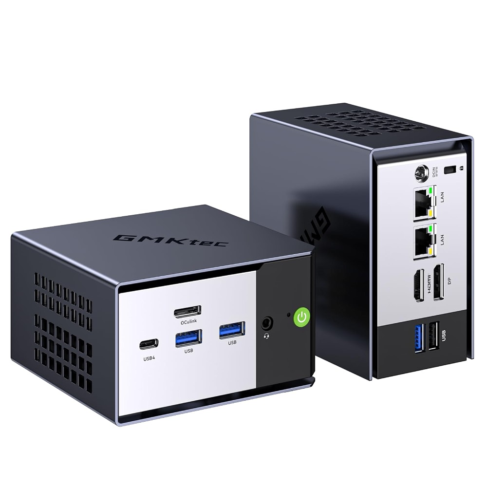 GMKtec M8 Mini PC AMD Ryzen 5 PRO 6650H (Turbo 4.5GHz) 1TB SSD
